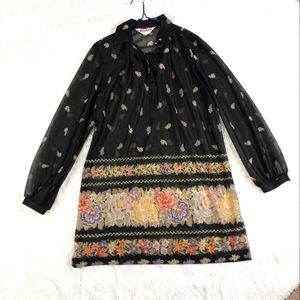 Vintage Blouse/Short Dress Top